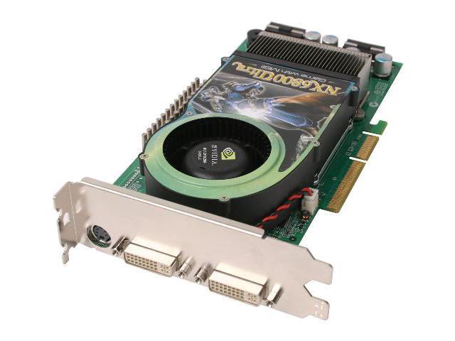 NX6800U-T2D256 MSI Nvidia GeForce 6800 Ultra 256MB GDDR3 256-Bit Dual DVI / TV-Out AGP 4x/8x Video Graphics Card