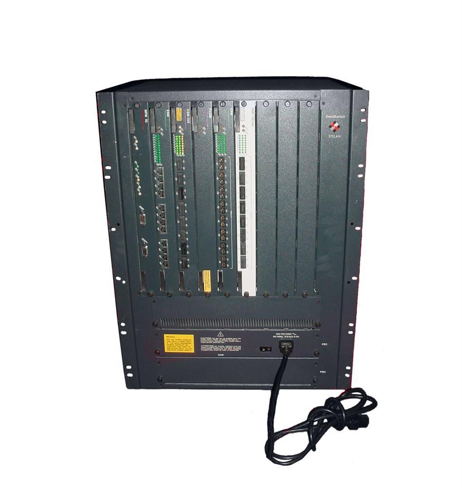 OMNI9WXPLUS Alcatel Omniswitch 9-slots Chassis Incl. Omni-ps9-650 Psu (cell/frame Bus) Requires Mpm-x (Refurbished)