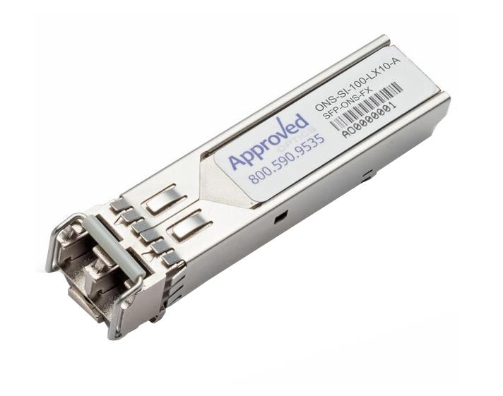 ONS-SI-100-LX10-A Approved Networks 100Mbps Single-mode Fiber 10km 1310nm Duplex LC Connector SFP Transceiver Module for Cisco Compatible