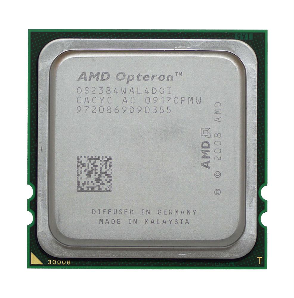 OS2384WAL4DGI AMD Opteron 2384 Quad Core 2.70GHz 6MB L3 Cache Socket Fr2 Processor