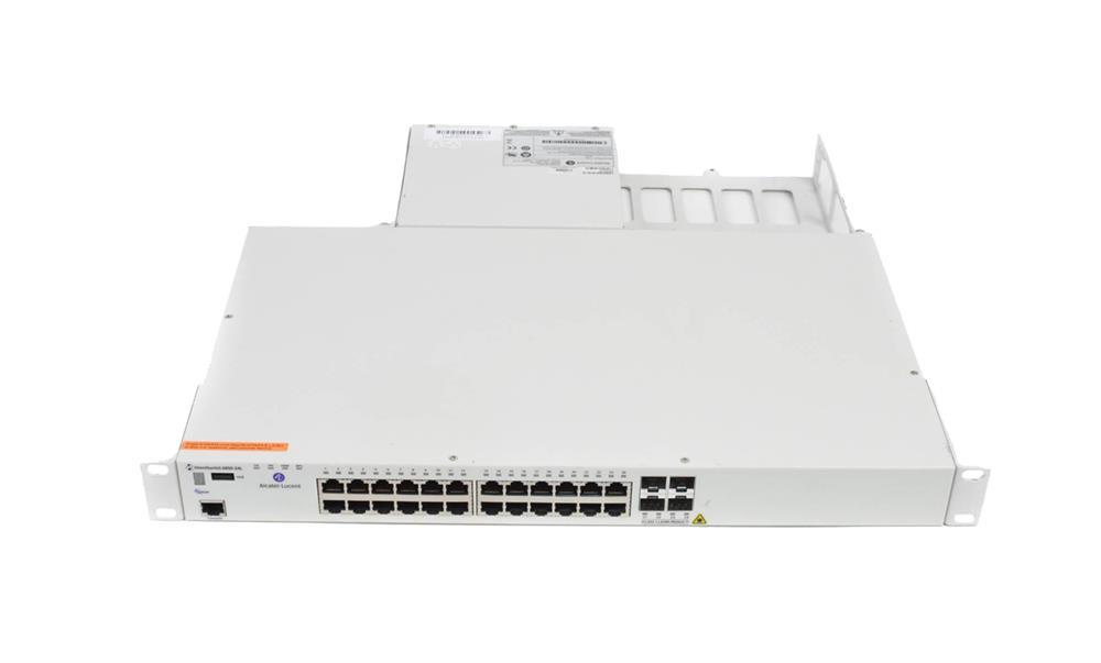 OS6850-P24-EU Alcatel OmniSwitch 6850 Series 20-Ports 10/100/1000 PoE Stackable Ethernet Switch with 4x Combo PoE Ports (Refurbished)