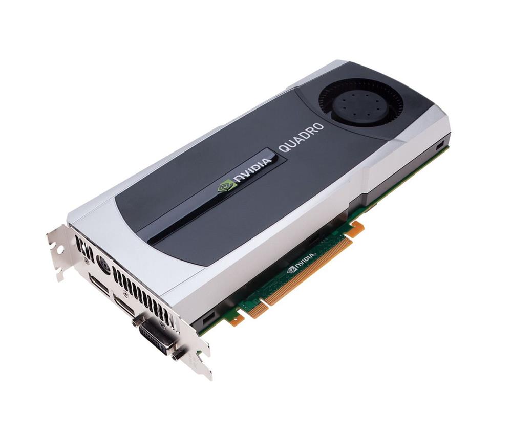 P1030 Nvidia Quadro 6000 6GB GDDR5 PCI Express Dual Link DVI-I/ 2x DisplayPorts Connections High End 3D Video Graphics Card