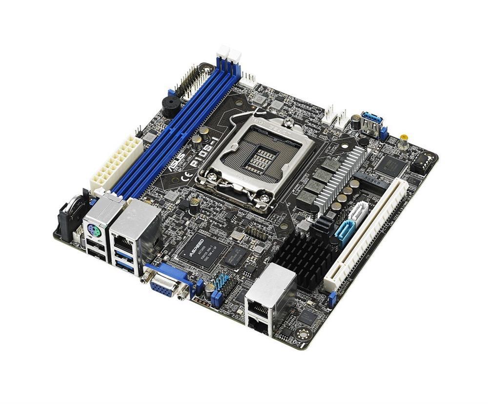 P10SI ASUS P10S-I Socket LGA 1151 Intel C232 Chipset Xeon E3-1200 v6/ E3-1200 v5/ Core i3 / Pentium / Celeron Processors Support DDR4 2x DIMM 6x SATA3 6.0Gb/s Mini ITX Server Motherboard (Refurbished)