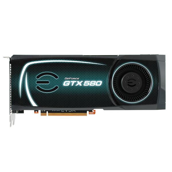 P1261NV-LF EVGA GeForce GTX 580 1536MB 384-Bit GDDR5 PCI Express 2.0 x16 Dual DVI/ mini HDMI Video Graphics Card