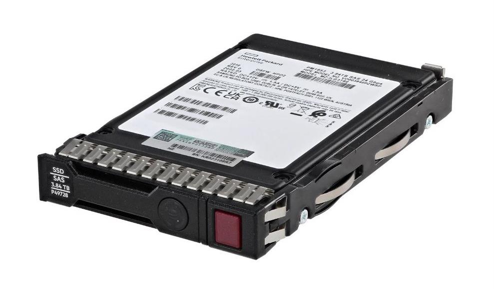 P49728-001 HPE 3.84TB SAS 24Gbps Read Intensive 2.5-inch Internal Solid State Drive (SSD)