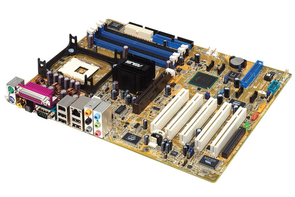 P4P800-E-DELUXE ASUS Socket 478 Intel 865PE Chipset Intel Celeron / Pentium 4 Processors Support DDR 4x DIMM ATX Motherboard (Refurbished)