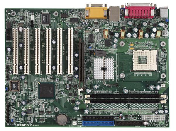 P4SGA-O SuperMicro P4SGA+ Socket mPGA478 Intel 845GE Chipset Intel Pentium 4 Processors Support DDR 2x DIMM 10x Dual ATA ATX Motherboard (Refurbished)