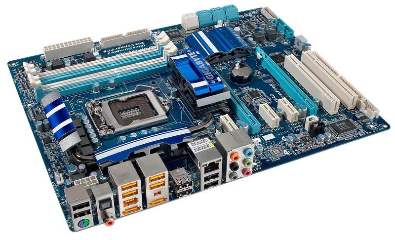 P55M-UD4 Gigabyte Socket LGA 1156 Intel P55 Express Chipset Core i7 / i5 / i3 Processors Support DDR3 4x DIMM 5x SATA 3.0Gb/s Micro-ATX Motherboard (Refurbished)