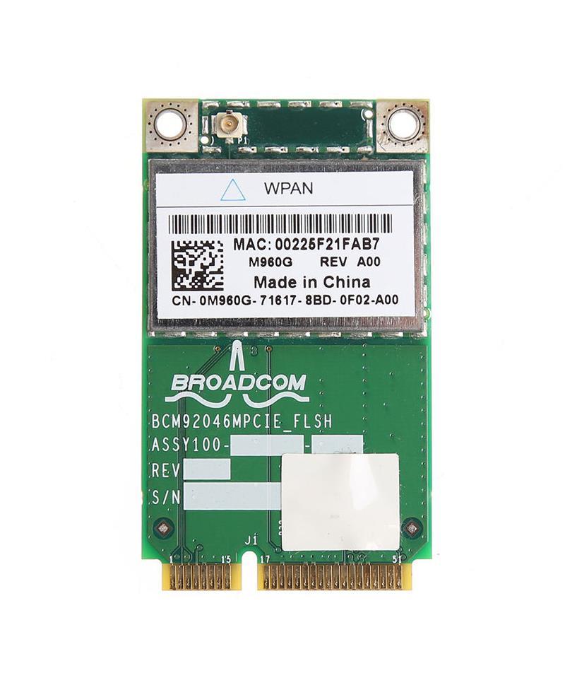 P560G01 Dell Wireless 370 2.4GHz 3Mbps Bluetooth 2.1 Mini PCI Express Card for Latitude E6400 and E6500 Laptops