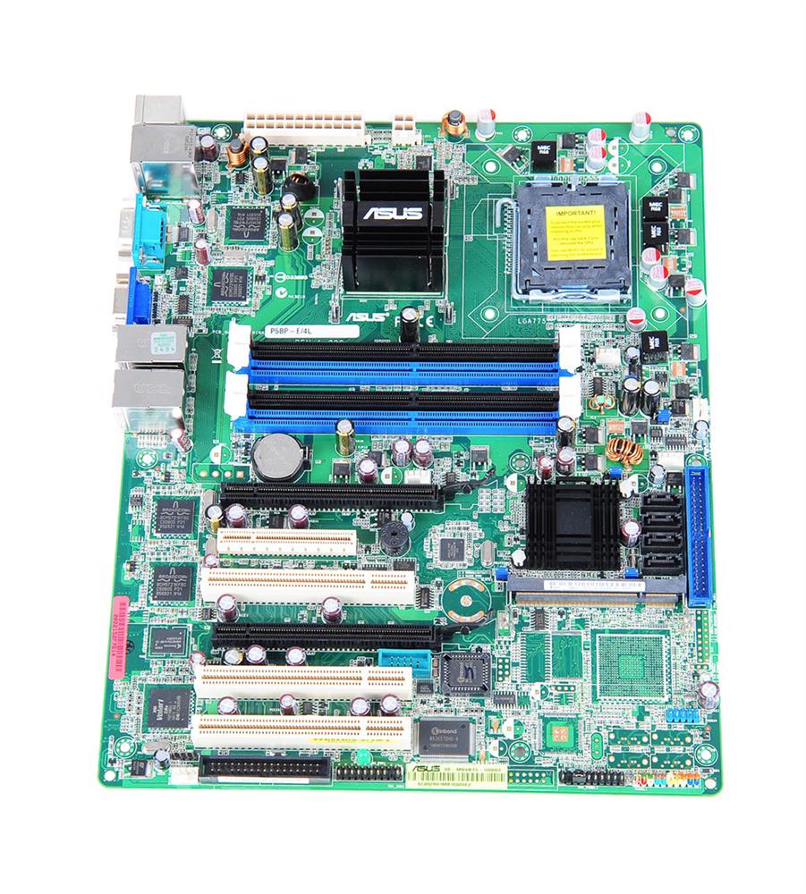 P5BP-E/4L ASUS Intel 3210/ ICH7R Chipset Dual-Core Xeon3000/ Quad-Core Xeon 3200 Series/ Pentium 4 Processors Support ATX Server Motherboard (Refurbished)
