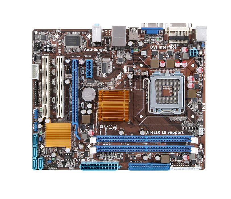 P5G41-MLE/CSM ASUS P5G41-M LE/CSM Socket LGA 775 Intel G41 Express + ICH7 Chipset Intel Pentium/ Celeron/ Core 2 Duo/ Core 2 Extreme/ Core 2 Quad/ Celeron 400 Sequence Processors Support DDR2 2x DIMM 4x SATA 3.0Gb/s Micro-ATX Motherboard (Refurbished)
