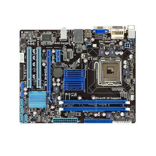 P5G41-MSIGREEN ASUS P5G41-M LX Socket LGA 775 Intel G41 + ICH7 Chipset Core 2 Quad/ Core 2 Duo/ Celeron Dual-Core/ Celeron Processors Support DDR2 2x DIMM 4x SATA 3.0Gb/s Micro-ATX Motherboard (Refurbished)