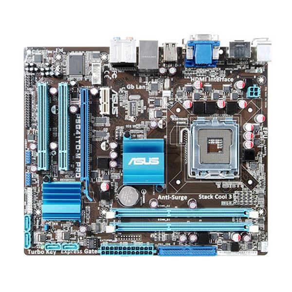 P5G41TD-M PRO ASUS Socket LGA 775 Intel G41 + ICH7 Chipset Core 2 Extreme/ Core 2 Quad/ Core 2 Duo/ Pentium Dual-Core/ Celeron Dual-Core/ Celeron Processors Support DDR3 2x DIMM 4x SATA 3.0Gb/s uATX Motherboard (Refurbished)
