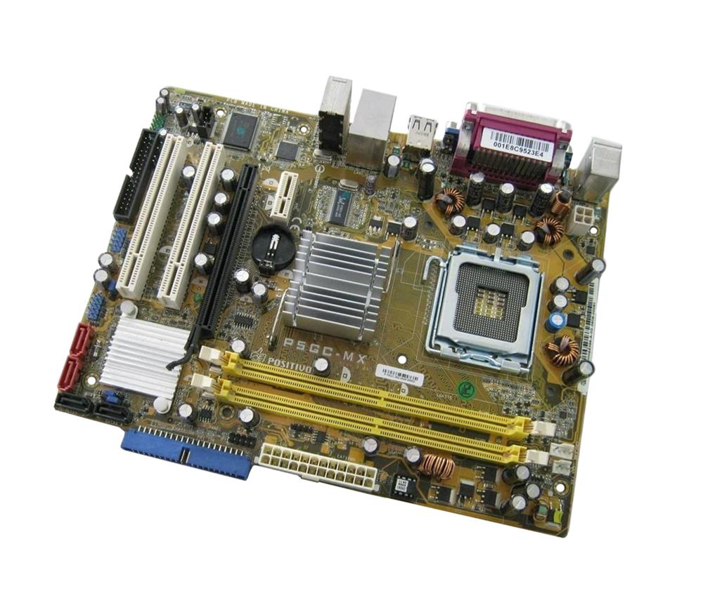 P5GC-MX ASUS Socket LGA 775 Intel 945G/ICH7 Chipset Core 2 Duo/ Pentium D/ Pentium 4/ Celeron Processors Support DDR2 2x DIMM 4x SATA 3.0Gb/s uATX Motherboard (Refurbished)
