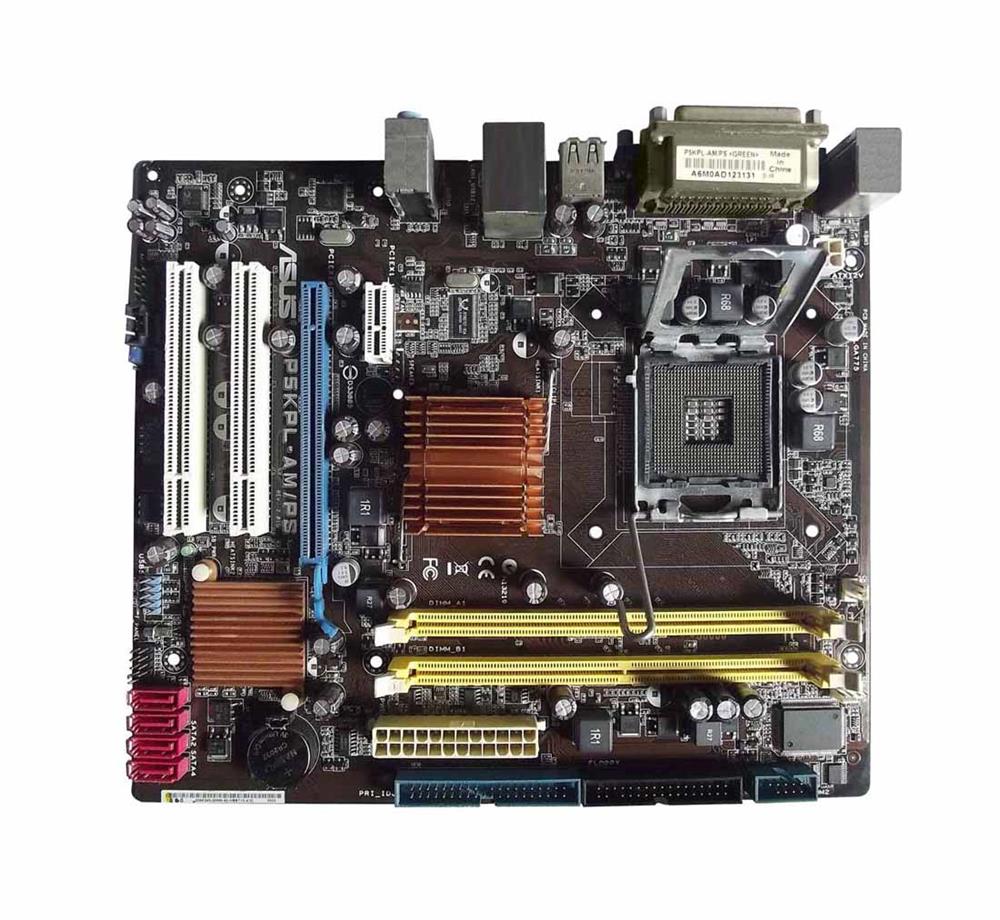 P5KPL-AM/PS ASUS P5KPL-AM Socket LGA 775 Intel G31 + ICH7 Chipset Core 2 Quad/ Core 2 Extreme/ Core 2 Duo/ Pentium 4/ Celeron Processors Support DDR2 2x DIMM 4x SATA 3.0Gb/s Micro-ATX Motherboard (Refurbished)