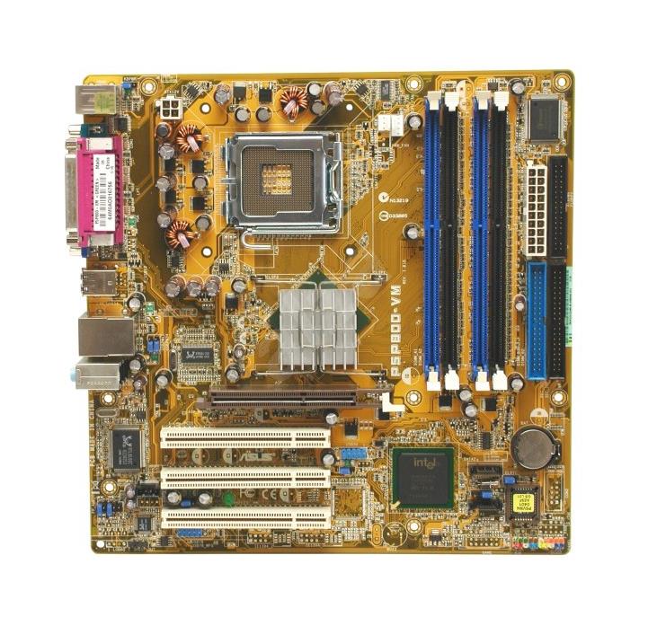 P5P800-VM ASUS Socket LGA 775 Intel 865G + ICH5 Chipset Intel Pentium 4/ Celeron D/ Pentium D Processors Support DDR 4x DIMM 2x SATA 1.50Gb/s Micro-ATX Motherboard (Refurbished)