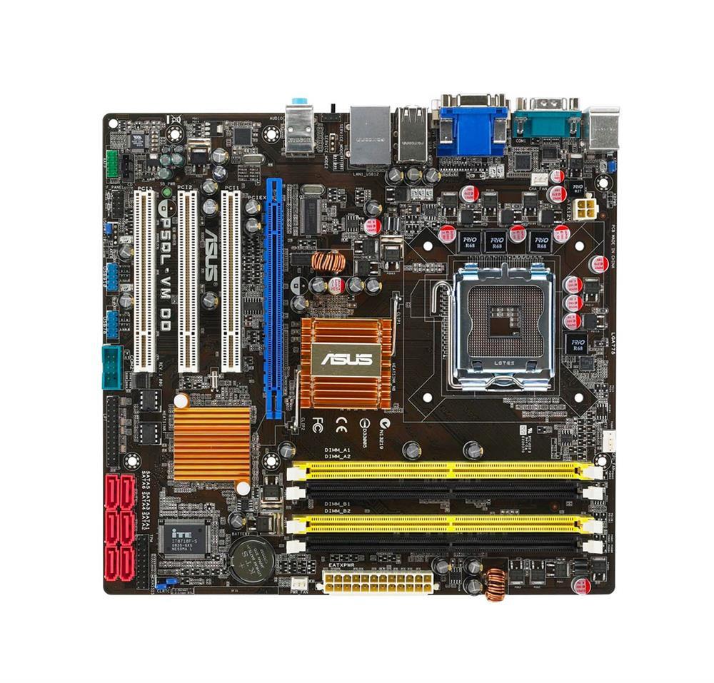 P5QL-VMDO/CSM-BN ASUS Socket LGA775 Intel B43 / ICH10D Chipset Core 2 Quad / Core 2 Extreme / Core 2 Duo / Pentium Processors Support micro-ATX Motherboard (Refurbished)