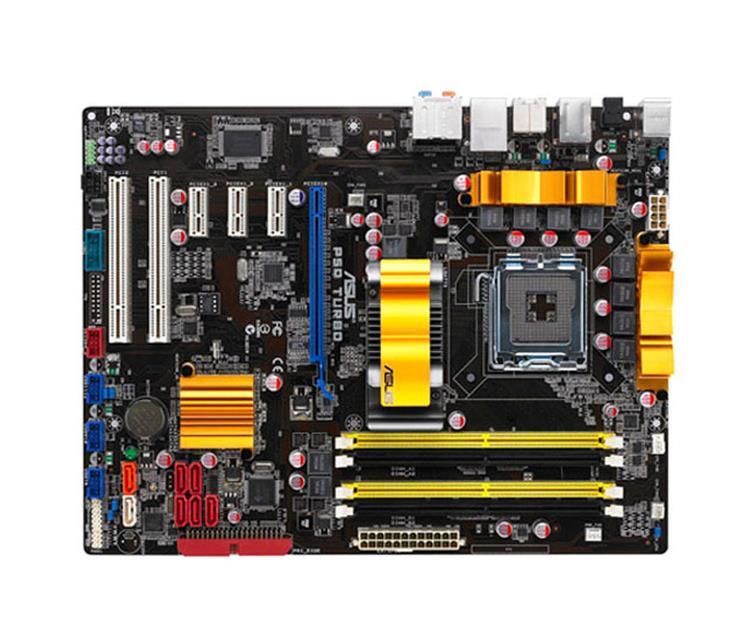 P5QTURBO ASUS P5Q Turbo Socket LGA 775 Intel P45/ICH10R Chipset Core 2 Quad/ Core 2 Extreme/ Core 2 Duo/ Pentium Dual-Core/ Celeron Processors Support DDR2 4x DIMM 5x SATA 3.0Gb/s ATX Motherboard (Refurbished)