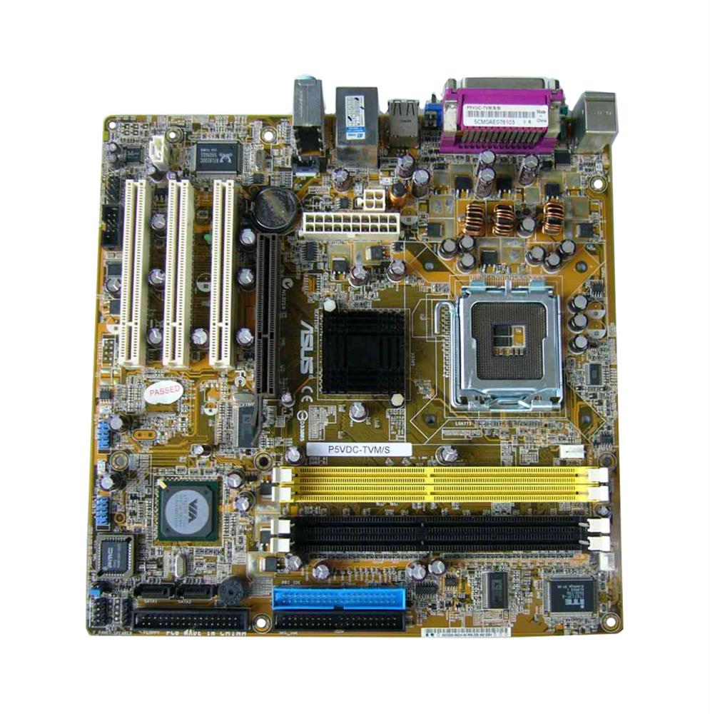 P5VDC-TVM/S ASUS Socket LGA 775 Intel Pentium D/ Pentium 4/ Celeron Processors Support Motherboard (Refurbished)
