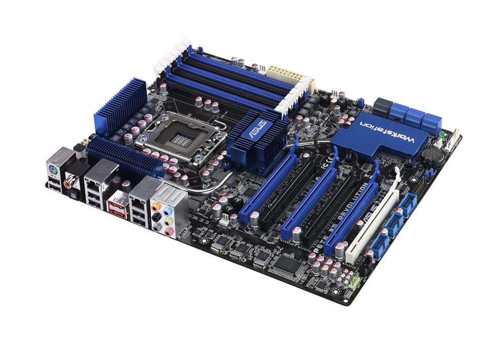P6T6WSREVOLUTION-A ASUS P6T6 WS REVOLUTION Socket LGA 1366 Intel X58 + ICH10R Chipset Core i7 Processors Support DDR3 6x DIMM 6x SATA 3.0Gb/s ATX Server Motherboard (Refurbished)