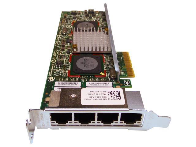 P736R Dell Broadcom 5709 4-Ports 1Gbps PCI Express x4 Low-Profile Network Interface Card