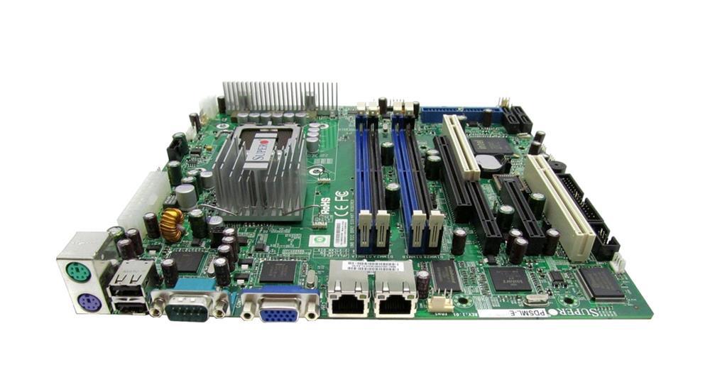 PDSML-E+-B SuperMicro PDSML-E+ Socket LGA 775 Intel 3010 Chipset Intel Xeon 3200/3000 Series / Core 2 Quad/Duo / Pentium D/ Pentium Extreme Edition/ Pentium 4/ Celeron D Processors Support DDR2 4x DIMM 4x SATA 3.0Gb/s Micro-ATX Server Motherboard (Refurbished)