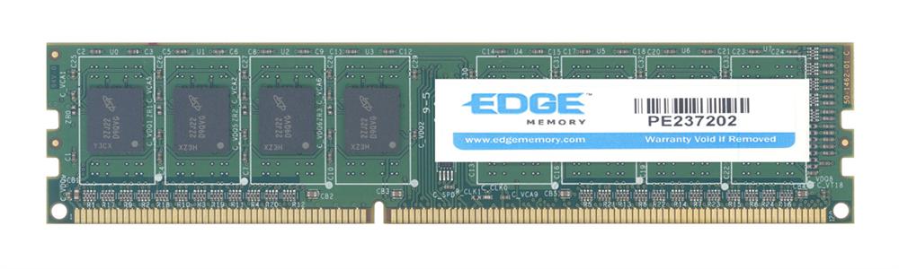 PE237202 Edge Memory 4GB PC3-12800 DDR3-1600MHz non-ECC Unbuffered CL11 240-Pin DIMM 1.35V Low Voltage Single Rank Memory Module