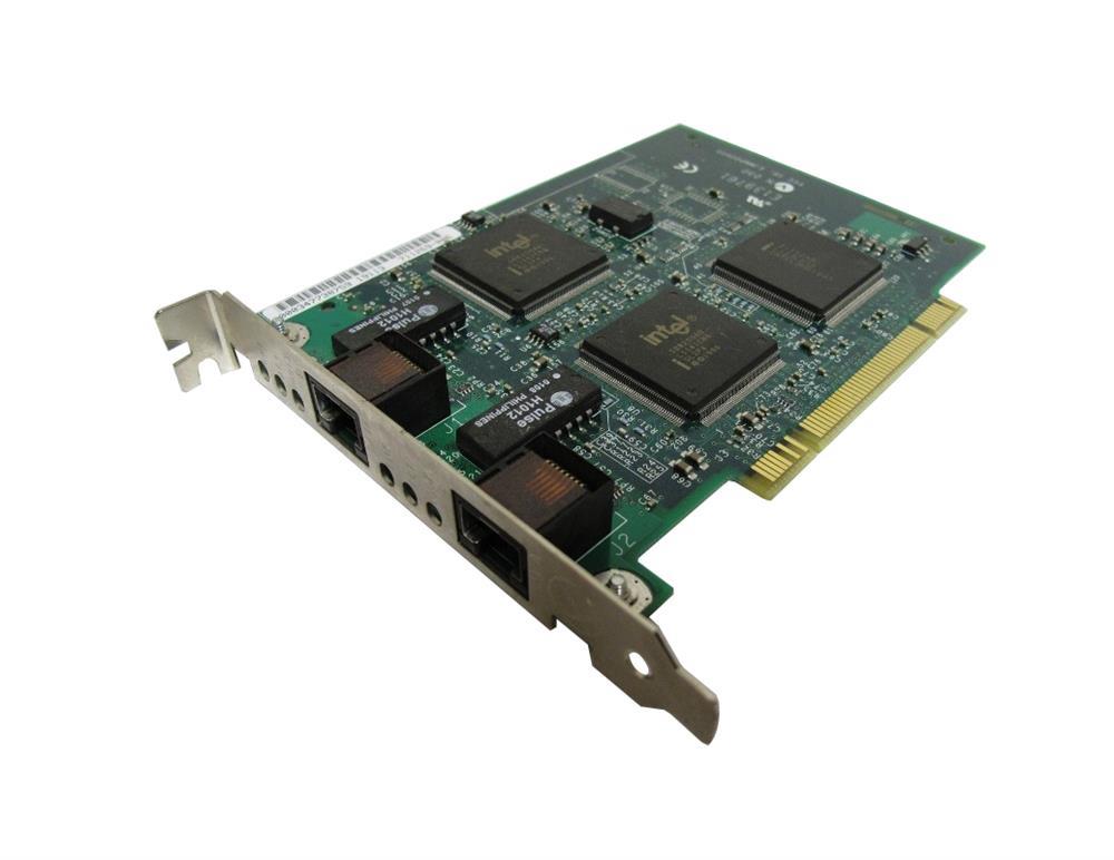 PILA8472 Intel PRO/100+ Dual-Ports RJ-45 100Mbps 10Base-T/100Base-TX Fast Ethernet PCI Server Network Adapter