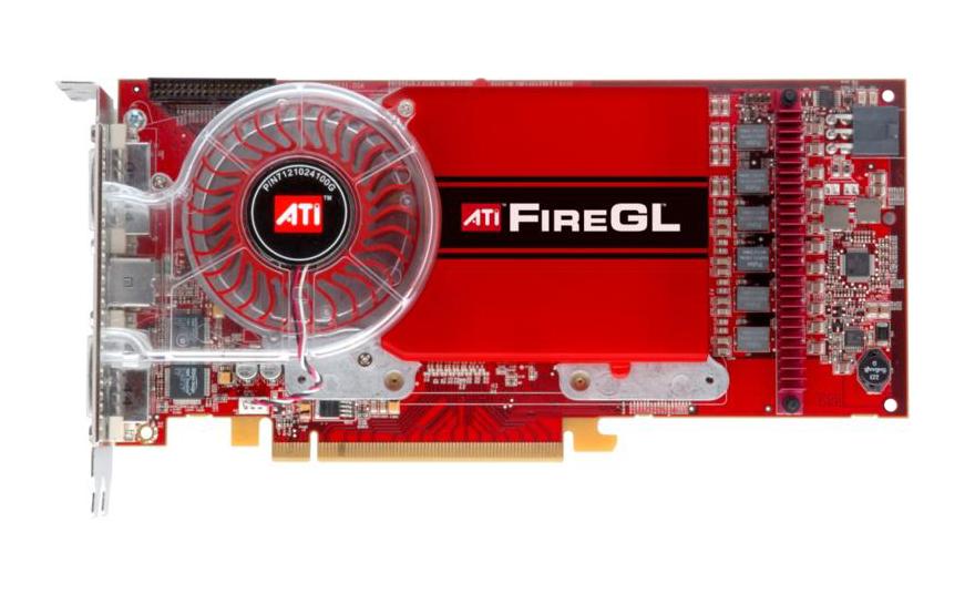 PJ171 Dell 256MB ATI FireGL V7200 PCIe x16 Dual Monitor DVI or VGA Graphics Card