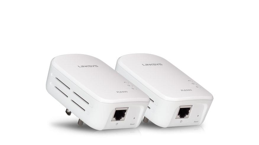 PLEK500LINK Linksys Powerline 1pt Home Plug Av2 Kit 2 1pt GB (Refurbished)