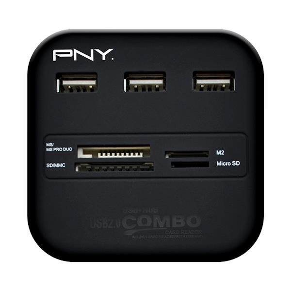 PNY-MULTI-OEM PNY 4 in 1 Multi Card Memory Reader Writer