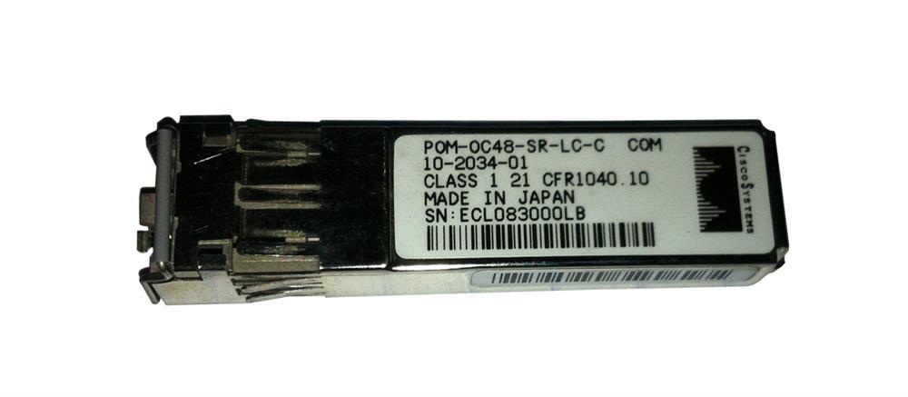 POM-OC48-SR-LC-C Cisco 2.5Gbps OC-48/STM-16 SR 1310nm LC Connector SFP Transceiver Module