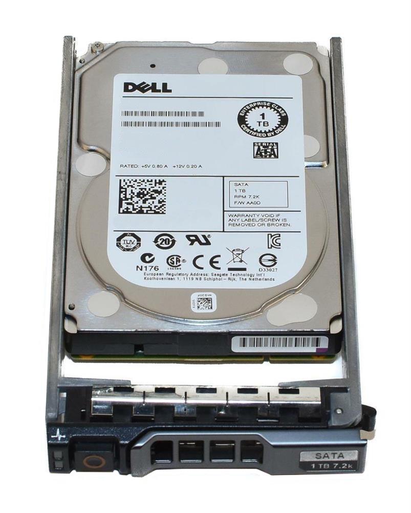 PR48V Dell 1TB 7200RPM SAS 6Gbps Nearline Hot Swap 3.5-inch Internal Hard Drive with Tray for PowerEdge Server