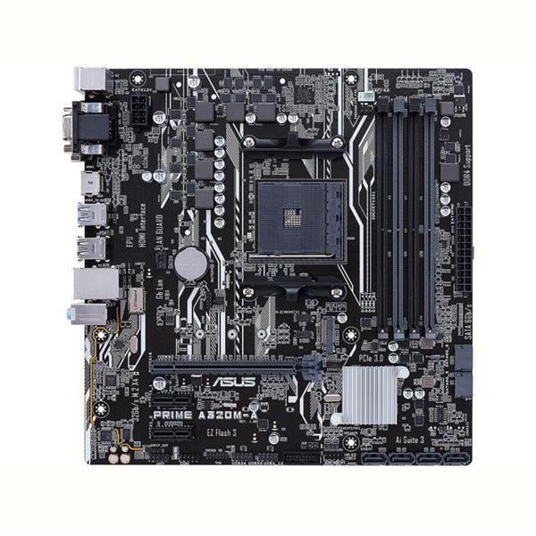 PRIME A320M-A/CSM ASUS Socket AM4 AMD A320 Chipset AMD Ryzen 1st/2nd & 3rd Generation/ AMD Athlon Processors Support DDR4 4x DIMM 4x SATA 6.0Gb/s Micro-ATX Motherboard (Refurbished)