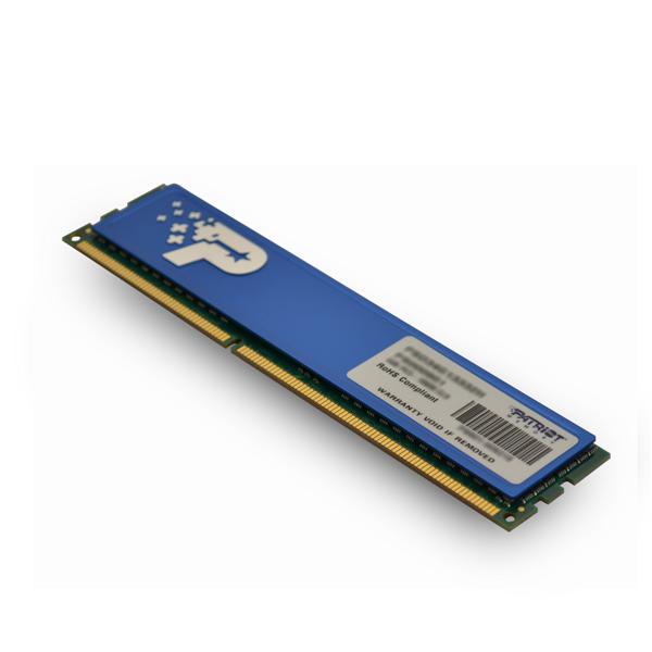 PSD32G16002H Patriot Signature Line 2GB PC3-12800 DDR3-1600MHz Unbuffered CL11 240-Pin DIMM Dual Rank Memory Module with Sliver HS