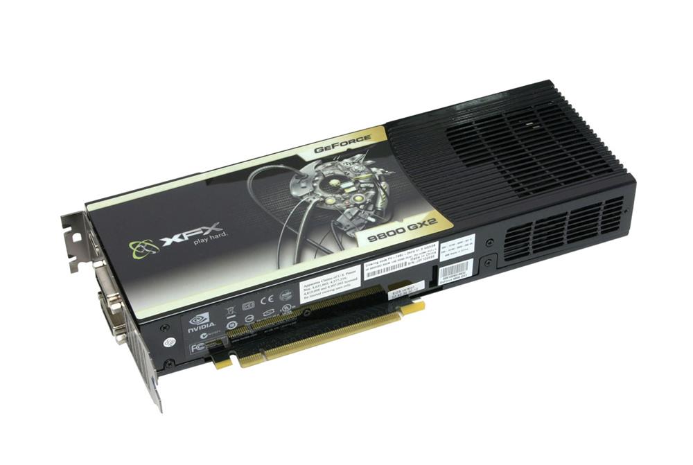 PVT98UZHF9 XFX GeForce 9800 GX2 1GB GDDR3 PCI Express 2.0 x16 Dual DVI Video Graphics Card