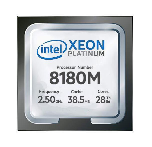 Platinum 8180M Intel Xeon Platinum 28-Core 2.50GHz 10.40GT/s UPI 38.5MB L3 Cache Socket LGA3647 Processor