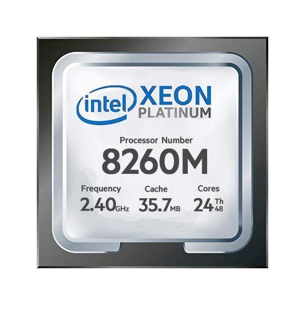 Platinum 8260M Intel Xeon Platinum 24-Core 2.40GHz 36MB Cache Socket FCLGA3647 Processor