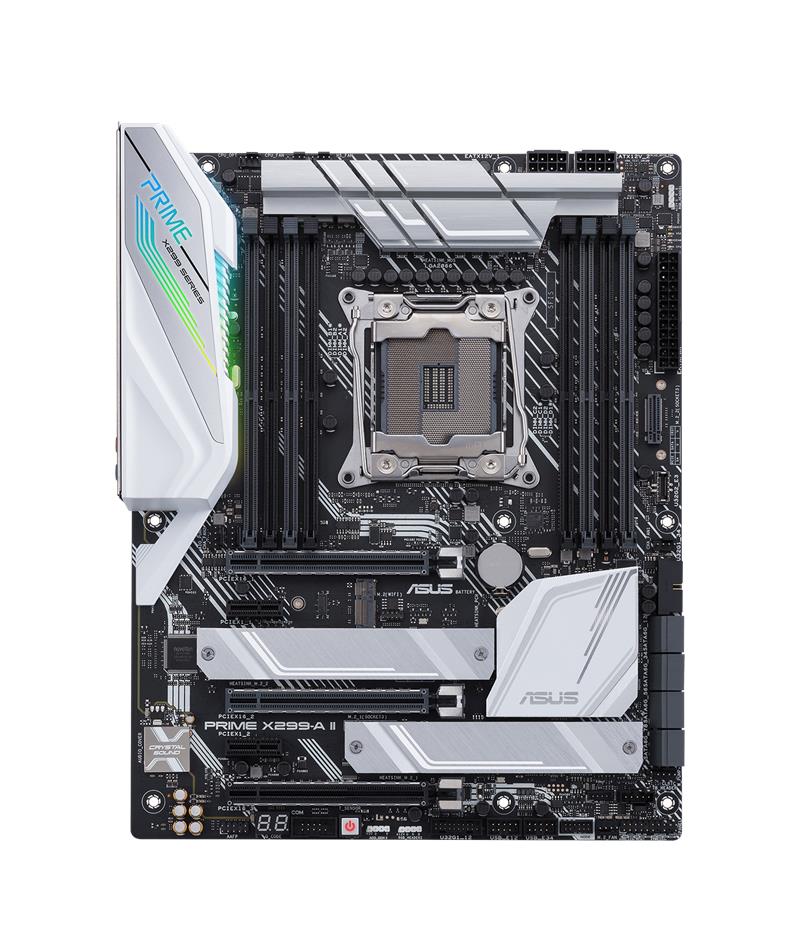 Prime X299-A II ASUS Socket LGA 2066 Intel X299 Chipset Core X-Series Processors Support DDR4 8x DIMM 8x SATA 6.0Gb/s ATX Motherboard (Refurbished)