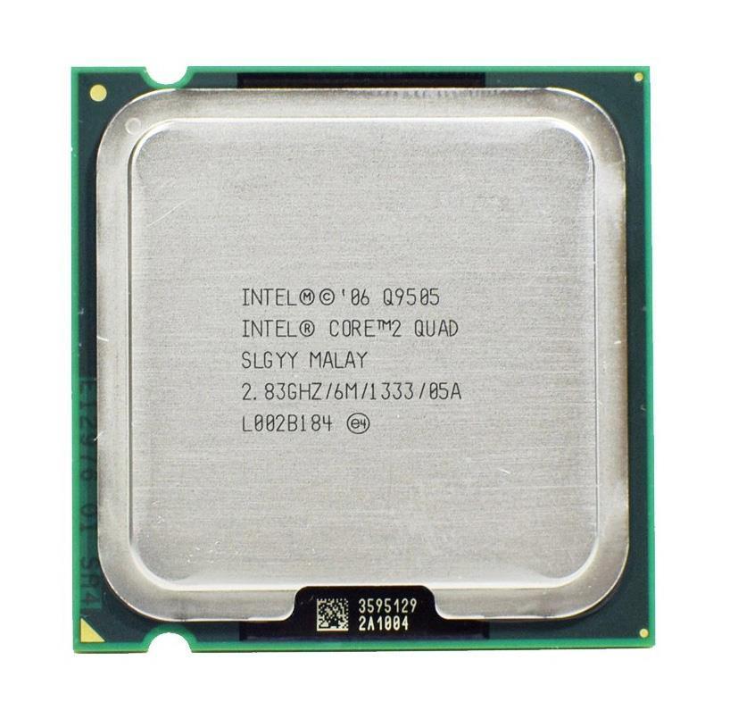 Q9505 Intel Core 2 Quad 2.83GHz 1333MHz FSB 6MB L2 Cache Processor