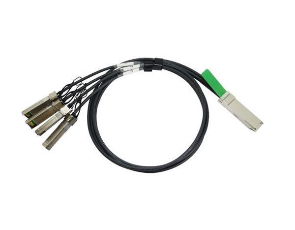 QFX-QSFP-DACBO-1M Juniper 10-Gigabit Ethernet QSFP+ to Four SFP+ Passive DAC Breakout (Refurbished)