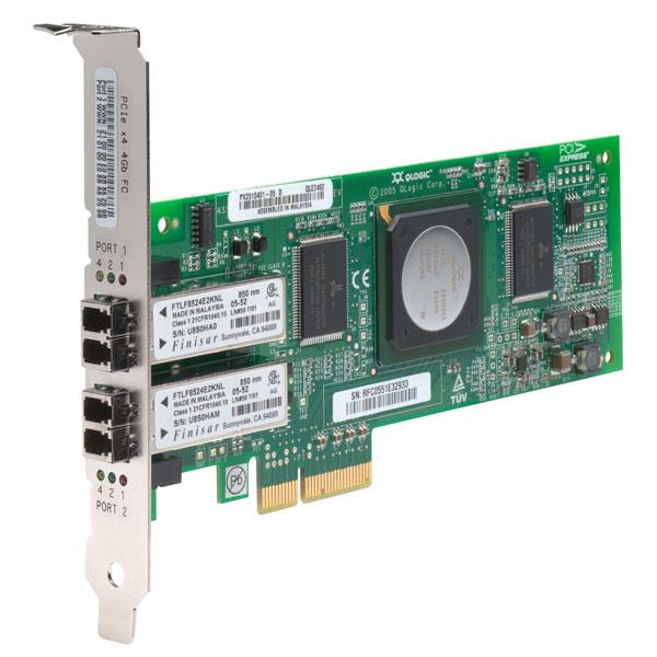 QLA2462-CK QLogic SANblade Dual-Ports LC 4Gbps Fibre Channel PCI-X Host Bus Network Adapter