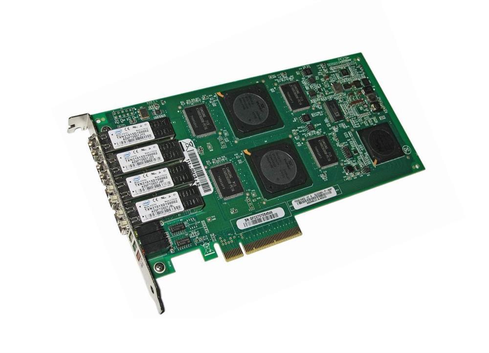 QLE2464 QLogic StorageWorks Quad-Ports 4Gbps Fibre Channel PCI Express x8 Host Bus Network Adapter