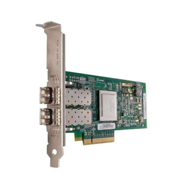 QLE2562-T-DEL-SP QLogic SanBlade 2-Ports Fibre Channel 8Gbps PCI Express Host Bus Adapter