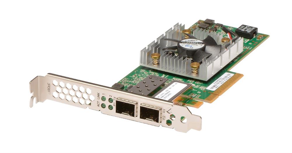 QLE8262L QLogic Dual Port 10g Fcoe Fiber Fibre Channel Over Ethernet Sfp+ Low Profile Hba Host Bus Adapter