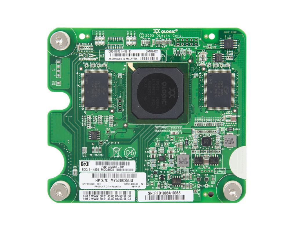 QMH2462-CK QLogic Dual-Ports LC 4Gbps 1000Base-T Fibre Channel PCI Express x4 Host Bus Network Adapter