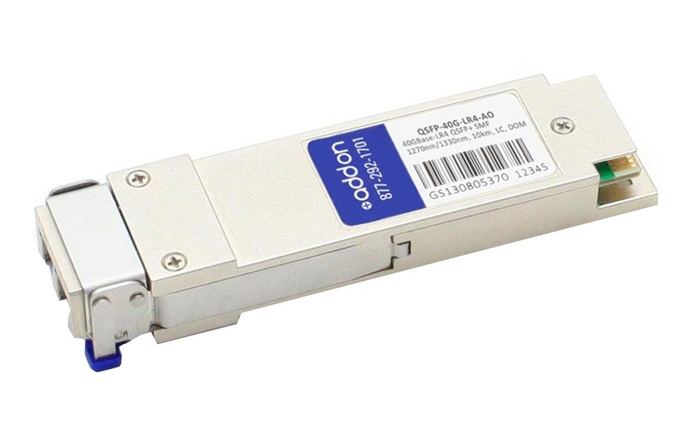 QSFP-40G-LR4-AR-AO AddOn 40Gbps 40GBase-LR4 Single-mode Fiber 10km 1310nm Duplex LC Connector QSFP+ Transceiver Module for Cisco Compatible