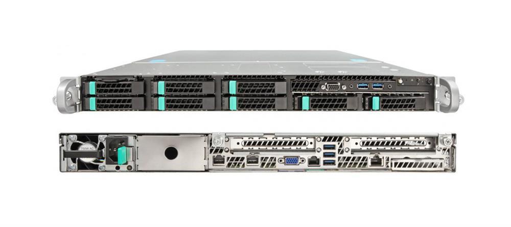 R1208WTTGS Intel Server System Barebone System - 1U Rack-mountable - Socket LGA 2011-v3 - 2 x Processor Support (Refurbished)