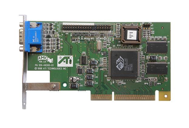 R18600XK204416 Ati Rage IIC AGP Video Graphics Card