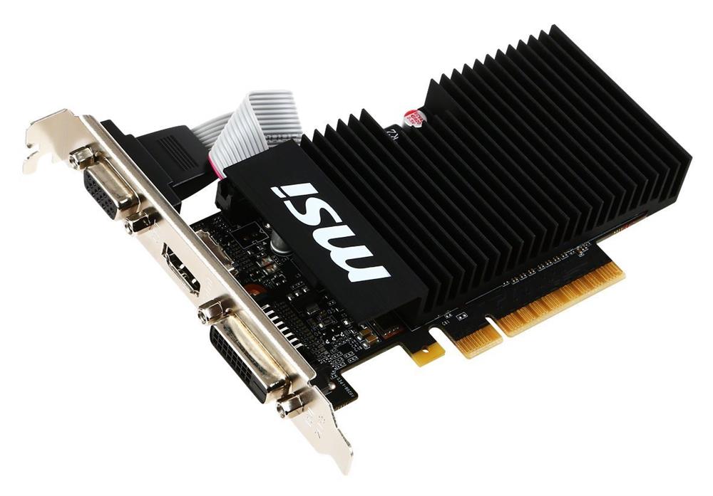 R6450-2GD3H/LP-A1 MSI R6450-2gd3h/lp PCI Express 2MB DVI-d Ctlr VGA HDMI Video Graphics Card